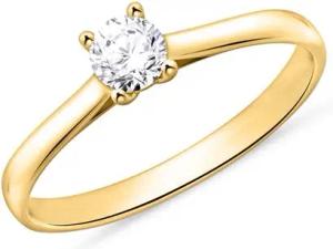 750er Gold Verlobungsring mit Diamant