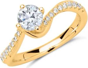 Ring 750er Gold mit Diamanten