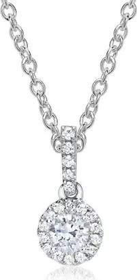 Kette aus 750er Weißgold mit Brillanten