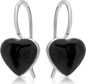 Herz Ohrhänger 925 Sterling Silber
