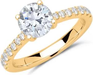 Ring 585er Gold mit Brillanten