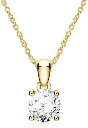 585er Goldkette für Damen mit Diamant