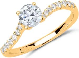 Verlobungsring 750er Gold mit Diamanten