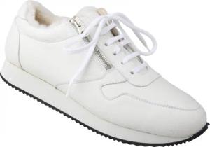 tessamino | Damen Sneaker | Leder | Weite H | wechselbares Fußbett mit Lammfellüberzug