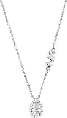 Tropfen Kette Premium aus Sterlingsilber mit Zirkonia