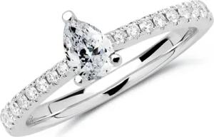Ring 750er Weißgold mit Brillanten