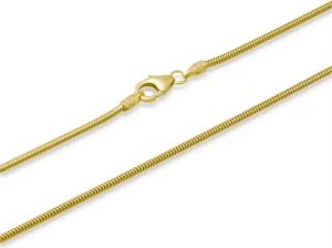 585er Goldkette: Schlangenkette Gold 50cm