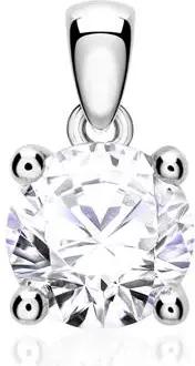 Kettenanhänger aus 14K Weißgold mit Diamant