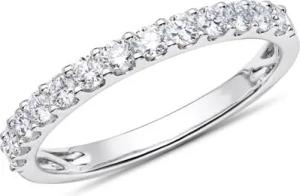 Ring aus 750er Weißgold mit Diamanten, ca. 0,47 ct.