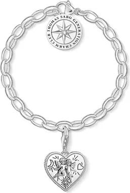 Set Sammelarmband und Charm aus 925er Silber