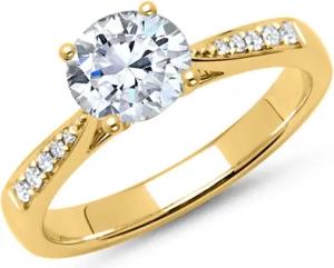 Diamantring 585er Gold