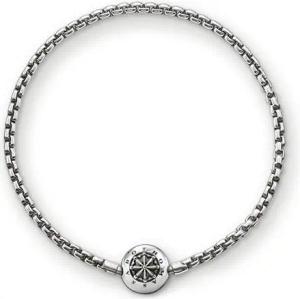 Bead Armband aus Sterlingsilber, geschwärzt