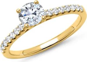 Ring 750er Gold mit Diamanten