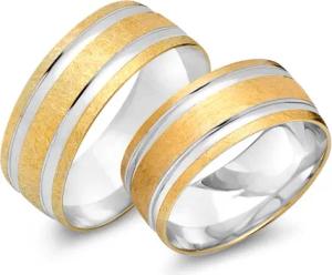 Trauringe 750er Gelb- Weissgold