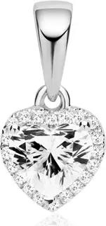 Anhänger aus 750er Weißgold mit Diamanten