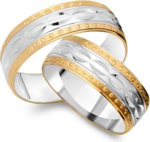 Trauringe 585er Gelb- Weissgold