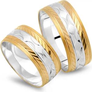 Eheringe 333er Gelb- Weissgold