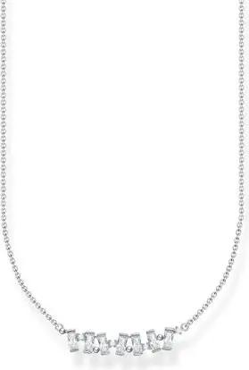 Kette aus 925er Sterlingsilber mit weißen Zirkonia