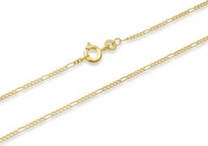 585er Goldkette: Figarokette Gold 50cm