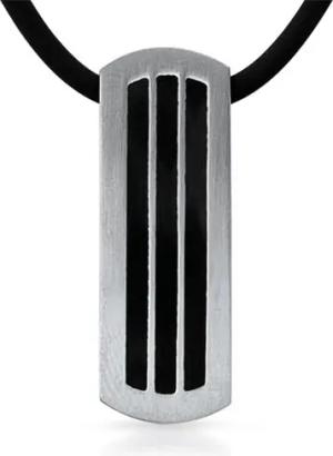 Kautschukkette mit Edelstahlanhänger