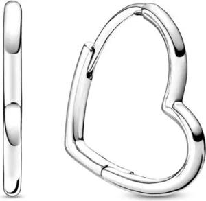 Herz Creolen für Damen aus Sterlingsilber