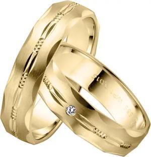 Trauringe Gelbgold 5mm