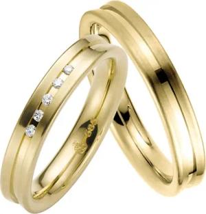 Trauringe Gelbgold 4mm