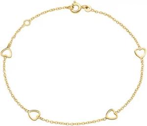 Herzarmband für Damen aus 585er Gold