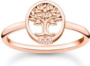 Tree of Love Ring für Damen aus 925er Silber, IP Rosé