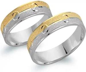 Eheringe 585er Gelb- Weissgold