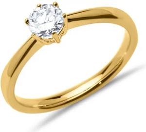 585er Gelbgold Verlobungsring Diamant 0,50 ct.