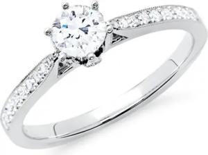 Ring 750er Weißgold für Diamanten