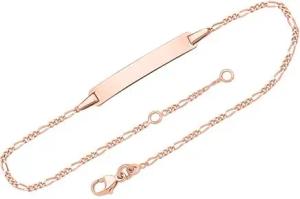 Armband aus 375er Roségold mit Gravurmöglichkeit