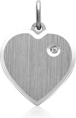 925er Silberanhänger Herzform Zirkonia