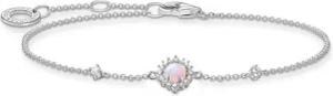 Armband aus 925er Silber mit Glas-Keramikstein