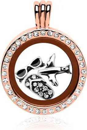 Charm Starterset Reise mit Medaillon rosé FSS0006