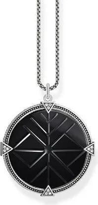 Kette mit Anhänger im Coin-Design aus Silber