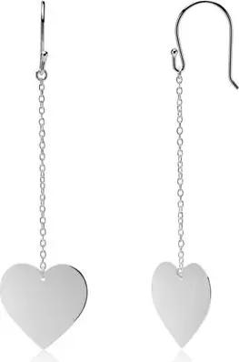 Herz Ohrhänger aus Sterlingsilber