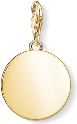 Coin Charm aus vergoldetem Sterlingsilber