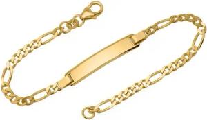 333er Goldarmband: ID-Armband Gold 18,5cm