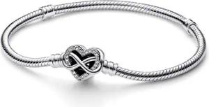 Moments Armband Unendlichkeit Herz aus Sterlingsilber