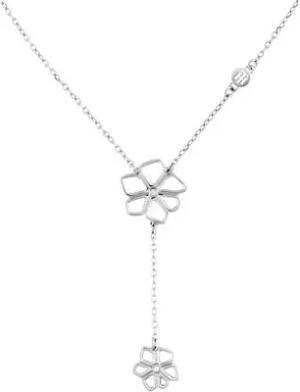 Blumenkette Casual für Damen aus Edelstahl