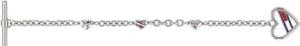 Armband Fine Core aus Edelstahl mit Herzen