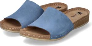 Kaerlek Pantoletten für Damen im SALE - Gr. 38 - blau - Rauleder