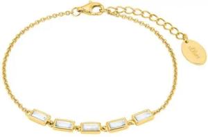 Damen Armband aus vergoldetem 925er Silber, Zirkonia