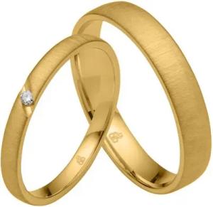 Eheringe aus Gold mit Brillant