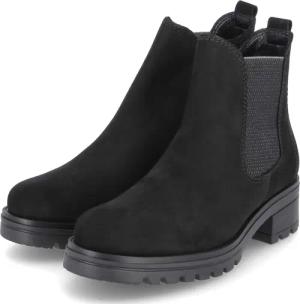 Gabor Chelsea Boots für Damen im SALE - Gr. 7 1/2 - schwarz - Rauleder
