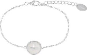 Damenarmband Stern aus 925er Silber mit Zirkoniastein