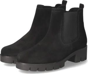 Gabor Ankle Boots für Damen im SALE - Gr. 9 - schwarz - Rauleder