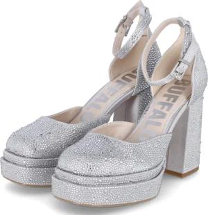 Buffalo Pumps MAY DORSAY SHINE für Damen - Gr. 42 - silber - Textil